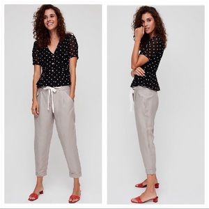 Aritzia Wilfred - Allant Linen Pants - Size 2